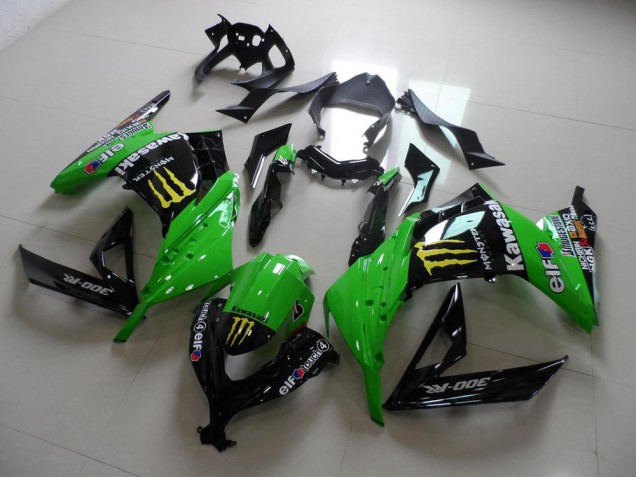 Purchase 2013-2016 Green Monster Kawasaki ZX300R Motorcycle Fairing Kits Canada