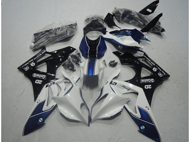 Purchase 2009-2014 White Blue BMW S1000RR Motor Bike Fairings Canada