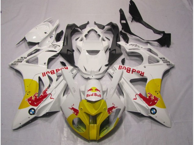 Purchase 2009-2014 Yellow White RedBull BMW S1000RR Bike Fairing Kit Canada