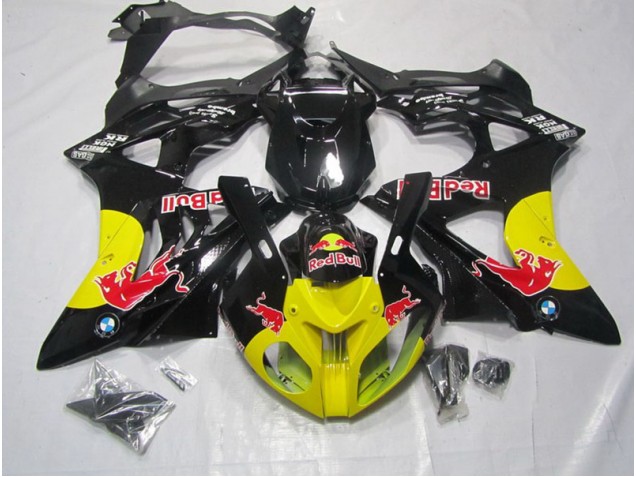 Purchase 2009-2014 Yellow Black RedBull BMW S1000RR Motorbike Fairing Kits Canada