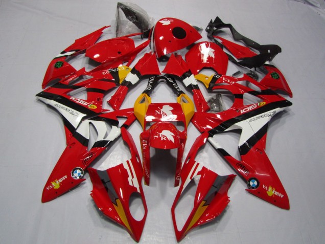 Purchase 2009-2014 Red White BMW S1000RR Motorcyle Fairings Canada