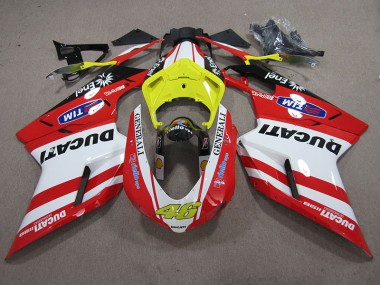 Purchase 2007-2014 Red White Generali 46 Ducati 1098 848 Motorcycle Fairings Canada