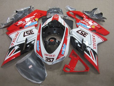 Purchase 2007-2014 Red White Xerox 357 Ducati 1098 Moto Fairings Canada