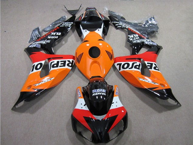 Purchase 2006-2007 Orange Repsol Honda CBR1000RR Motorcyle Fairings Canada