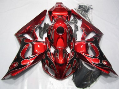 Purchase 2006-2007 Red Black Flame Honda CBR1000RR Replacement Fairings Canada