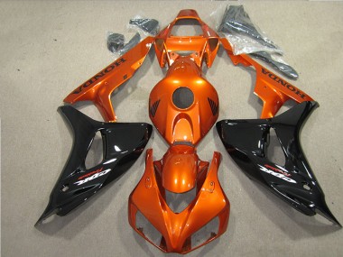 Purchase 2006-2007 Black Orange Fireblade Honda CBR1000RR Motorbike Fairing Canada