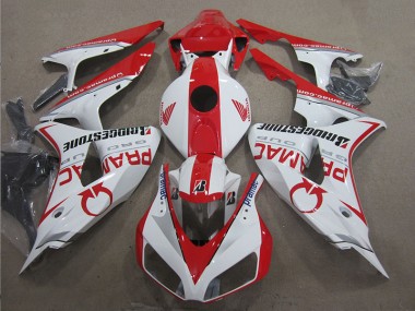 Purchase 2006-2007 White Red PRAMAC Honda CBR1000RR Moto Fairings Canada
