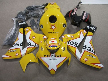 Purchase 2008-2011 Yellow Repsol HRC Honda CBR1000RR Replacement Motorcycle Fairings Canada