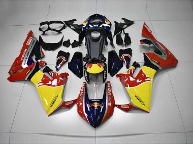 Purchase 2017-2020 Blue Yellow Red Red Bull Honda CBR1000RR Motorcycle Fairing Kit Canada