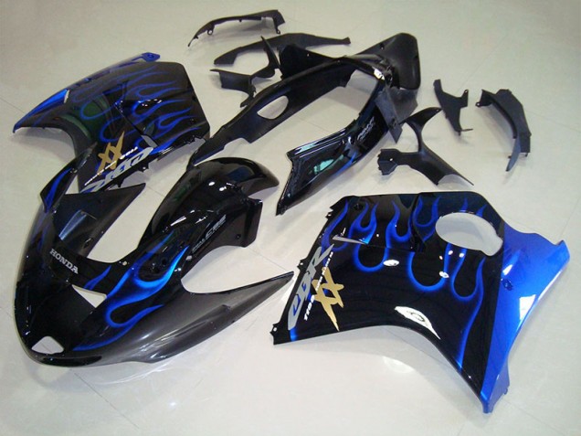 Purchase 1996-2007 Black Blue Flame Honda CBR1100XX Blackbird Bike Fairing Canada