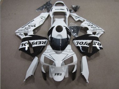 Purchase 2003-2004 White Black Repsol Honda CBR600RR Motorbike Fairing Canada