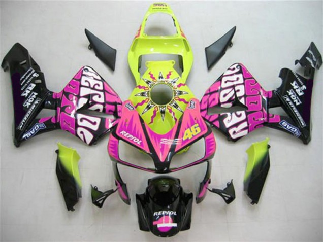 Purchase 2003-2004 Valentino Rossi Honda CBR600RR Motorbike Fairing Kits Canada