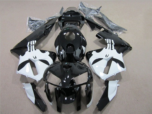 Purchase 2005-2006 Black White Honda CBR600RR Motorcylce Fairings Canada