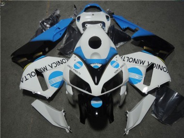 Purchase 2005-2006 White Blue Konica Minolta Honda CBR600RR Motorcycle Fairing Kits Canada