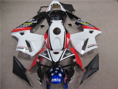 Purchase 2005-2006 White Red Blue Lee Honda CBR600RR Motorbike Fairing Canada