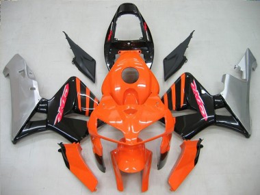 Purchase 2005-2006 Orange Black Honda CBR600RR Motorcycle Fairing Canada