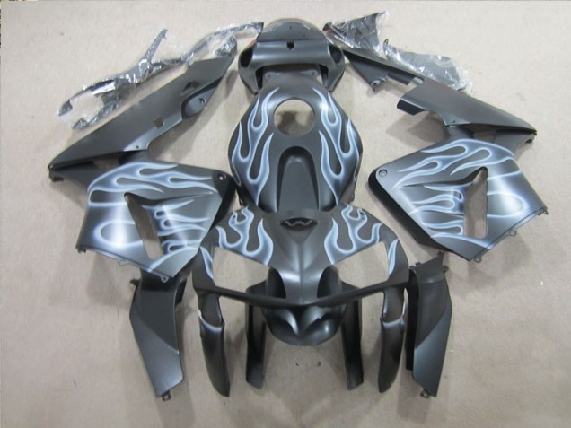 Purchase 2005-2006 Black Silver Flame Honda CBR600RR Replacement Motorcycle Fairings Canada