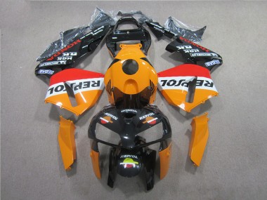 Purchase 2005-2006 Orange Black Repsol Honda CBR600RR Motorcyle Fairings Canada