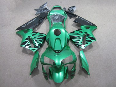 Purchase 2005-2006 Green Black Honda CBR600RR Motorcycle Fairings Kit Canada