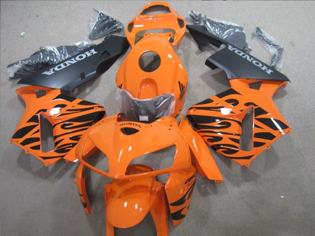 Purchase 2005-2006 Orange Black Honda CBR600RR Motorbike Fairings Canada