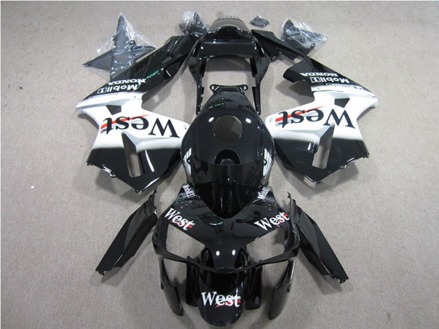 Purchase 2005-2006 Black White West Honda CBR600RR Bike Fairing Canada