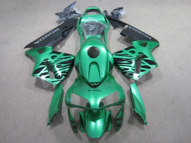 Purchase 2007-2008 Green Black Honda CBR600RR Motorcycle Fairings Kit Canada