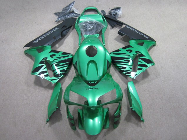 Purchase 2007-2008 Green Black Honda CBR600RR Motorcycle Fairings Kit Canada