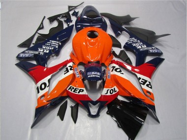 Purchase 2007-2008 Orange Blue Black Repsol Honda CBR600RR Motorcycle Fairings Canada