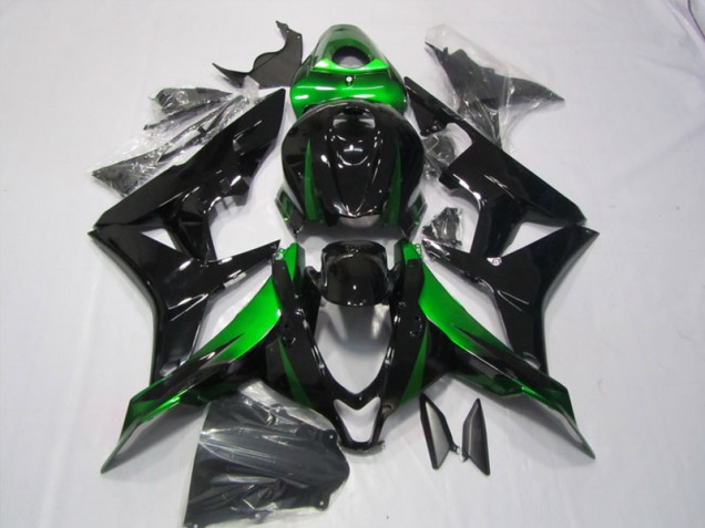 Purchase 2007-2008 Black Green Honda CBR600RR Motorcycle Replacement Fairings Canada