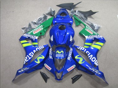 Purchase 2007-2008 Blue White Movistar Honda CBR600RR Bike Fairing Canada