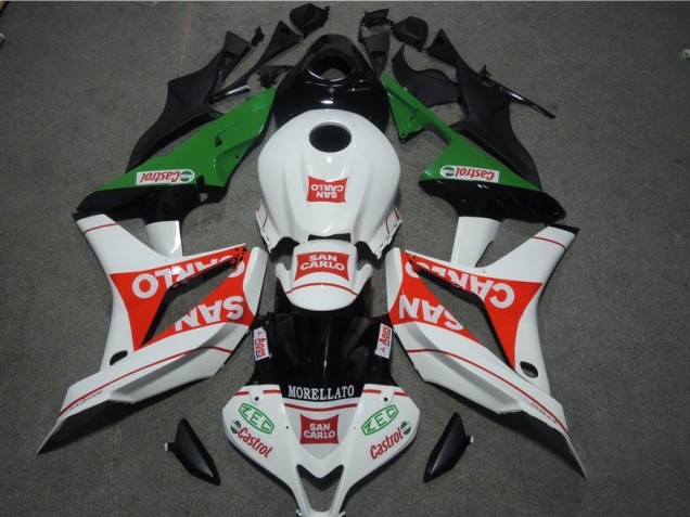 Purchase 2007-2008 White Red MORELLATO San Carlo Honda CBR600RR Bike Fairing Kit Canada