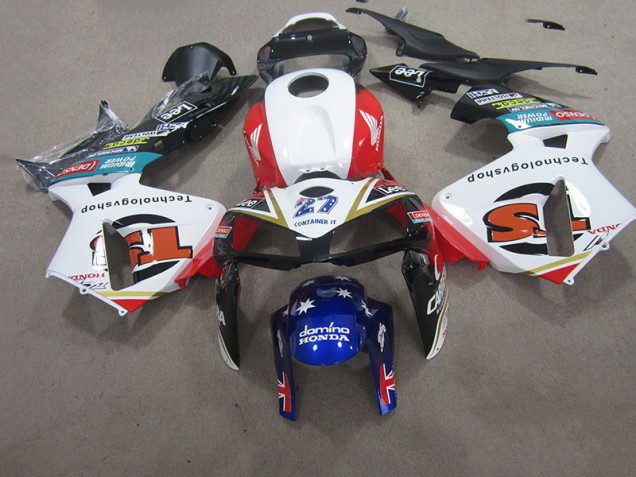 Purchase 2007-2008 White Red Blue Honda CBR600RR Motorcycle Fairings Kit Canada