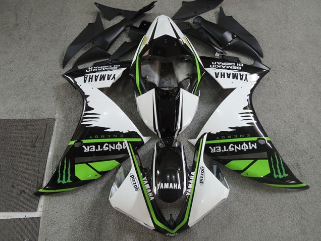 Purchase 2007-2008 Black White Monster Pizzoli Honda CBR600RR Motorcycle Fairings Canada