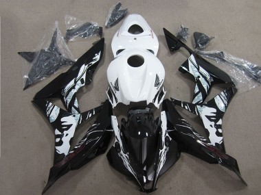 Purchase 2007-2008 Black White Honda CBR600RR Motorcycle Fairings Canada