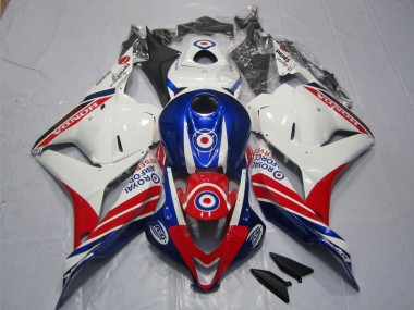 Purchase 2009-2012 White Blue Red Honda CBR600RR Motorcycle Fairing Kits Canada