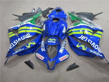 Purchase 2009-2012 Blue White Movistar Honda CBR600RR Bike Fairings Canada