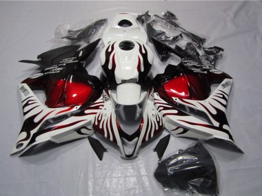 Purchase 2009-2012 White Black Red Flame Honda CBR600RR Replacement Fairings Canada