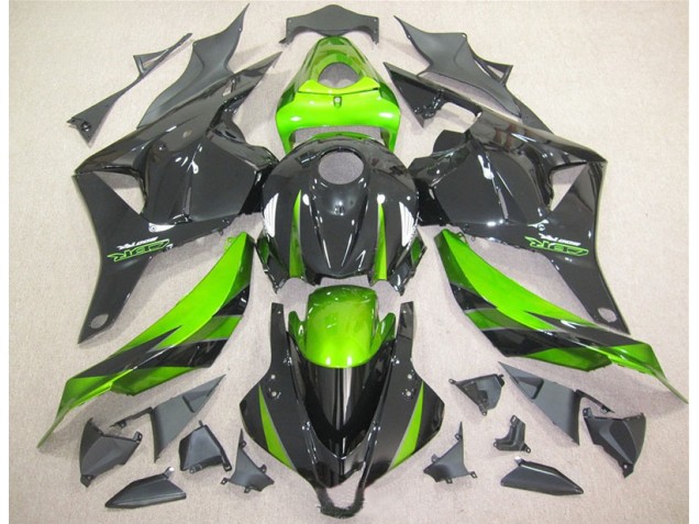 Purchase 2009-2012 Black Green Honda CBR600RR Bike Fairing Kit Canada