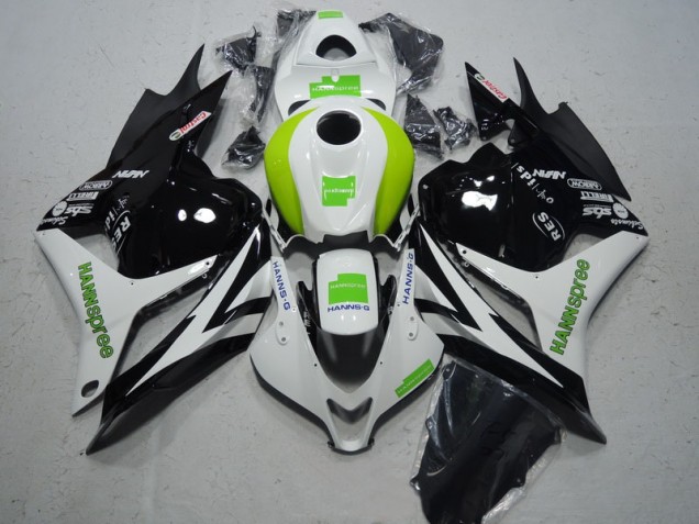 Purchase 2009-2012 Black White Green Hannspree Honda CBR600RR Moto Fairings Canada