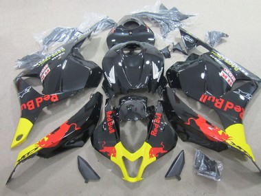 Purchase 2009-2012 Black Red Bull Honda CBR600RR Replacement Motorcycle Fairing Kits Canada