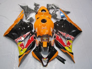 Purchase 2009-2012 Black Orange Red Bull Honda CBR600RR Bike Fairing Canada