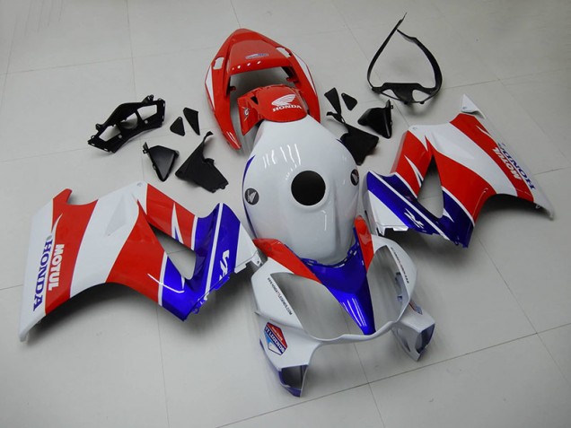 Purchase 2002-2013 Blue White Red Honda VFR800 Moto Fairings Canada