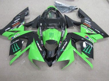 Purchase 2003-2005 Black Green Monster Kawasaki ZX10R Motorcycle Fairing Kits Canada