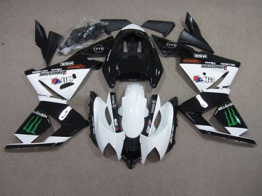 Purchase 2003-2005 Black White Monster Kawasaki ZX10R Motorbike Fairing Canada