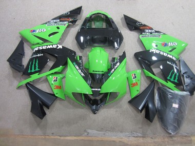 Purchase 2003-2005 Black Green 3M Monster Kawasaki ZX10R Replacement Motorcycle Fairings Canada