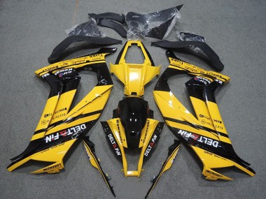 Purchase 2011-2015 Yellow Black Delt Fin Kawasaki ZX10R Motorcycle Bodywork Canada