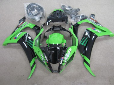 Purchase 2011-2015 Black Green Touch4 Monster Kawasaki ZX10R Motorbike Fairing Kits Canada