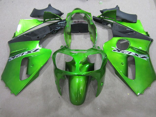 Purchase 2000-2001 Green Kawasaki ZX12R Motorbike Fairings Canada