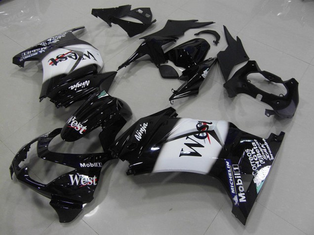 Purchase 2008-2012 Black West Kawasaki ZX250R Motorcycle Fairing Kits Canada