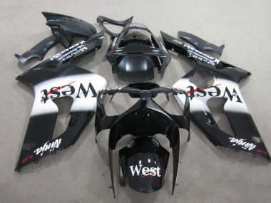 Purchase 2003-2004 Black West Ninja 636 Kawasaki ZX6R Motorcylce Fairings Canada